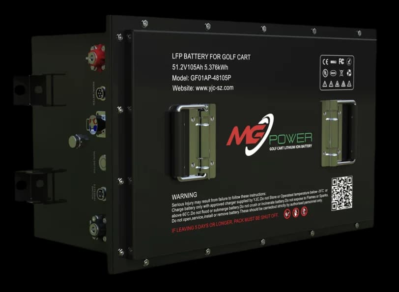 Baterías de litio MG Power para carros de golf